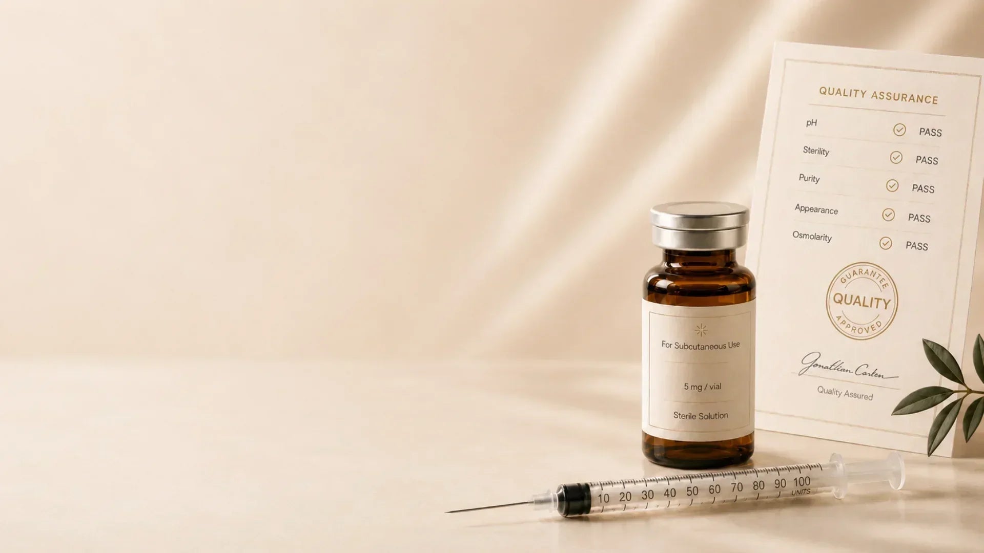 Safe subcutaneous use starts with formulation